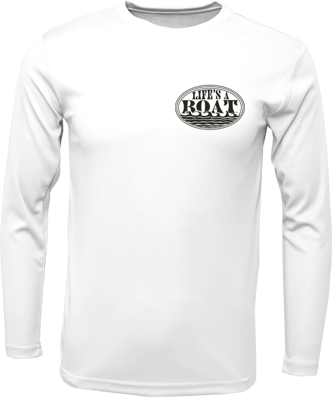 Let God Steer: Life's A Boat Performance Long Sleeve