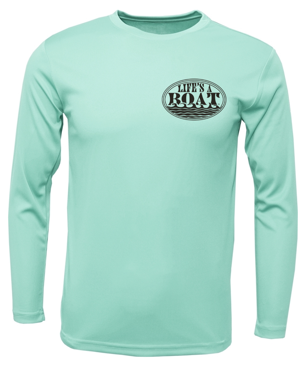 Let God Steer: Life's A Boat Performance Long Sleeve