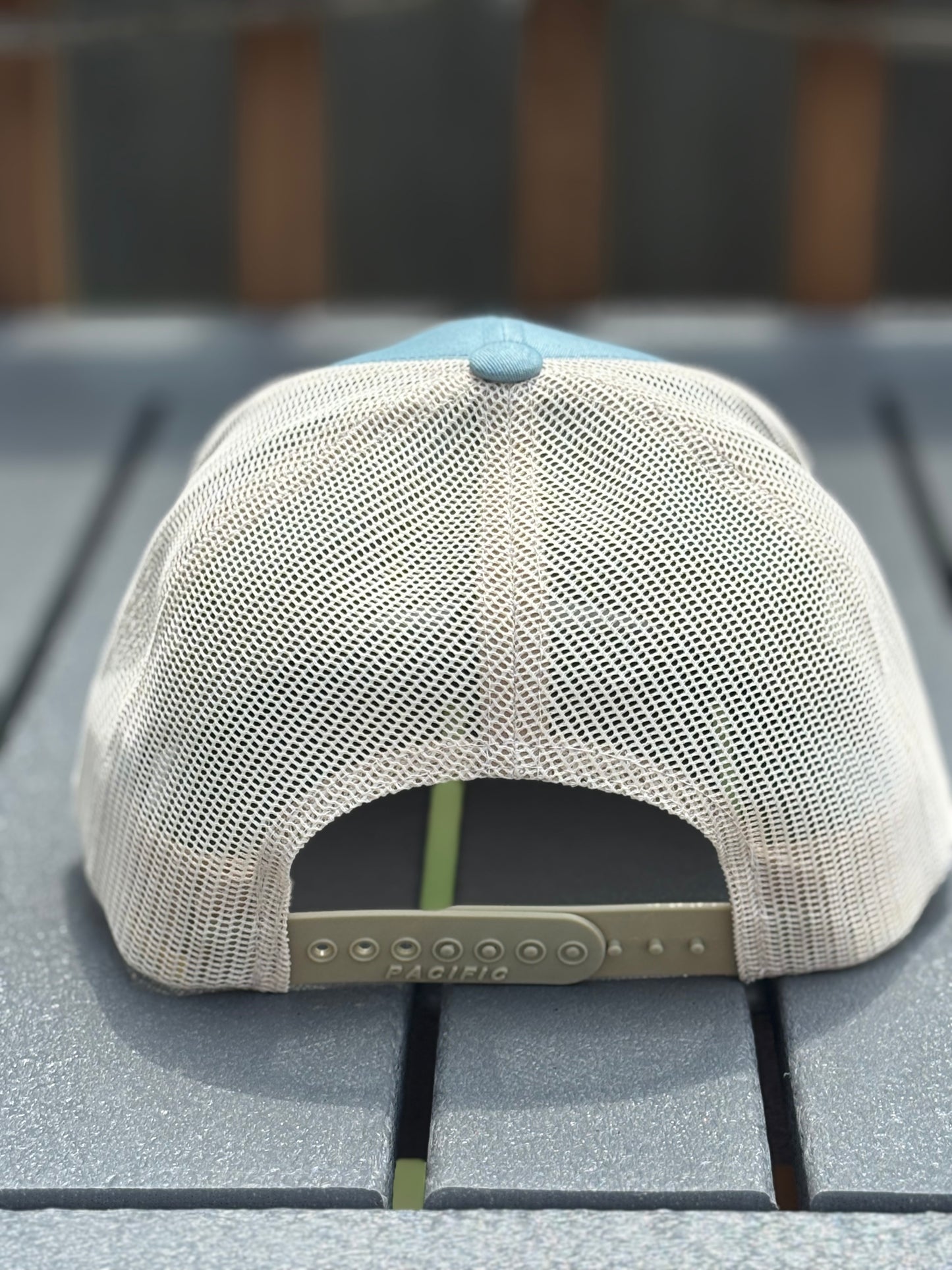 Waves: Life's A Boat Tan and Blue Hat