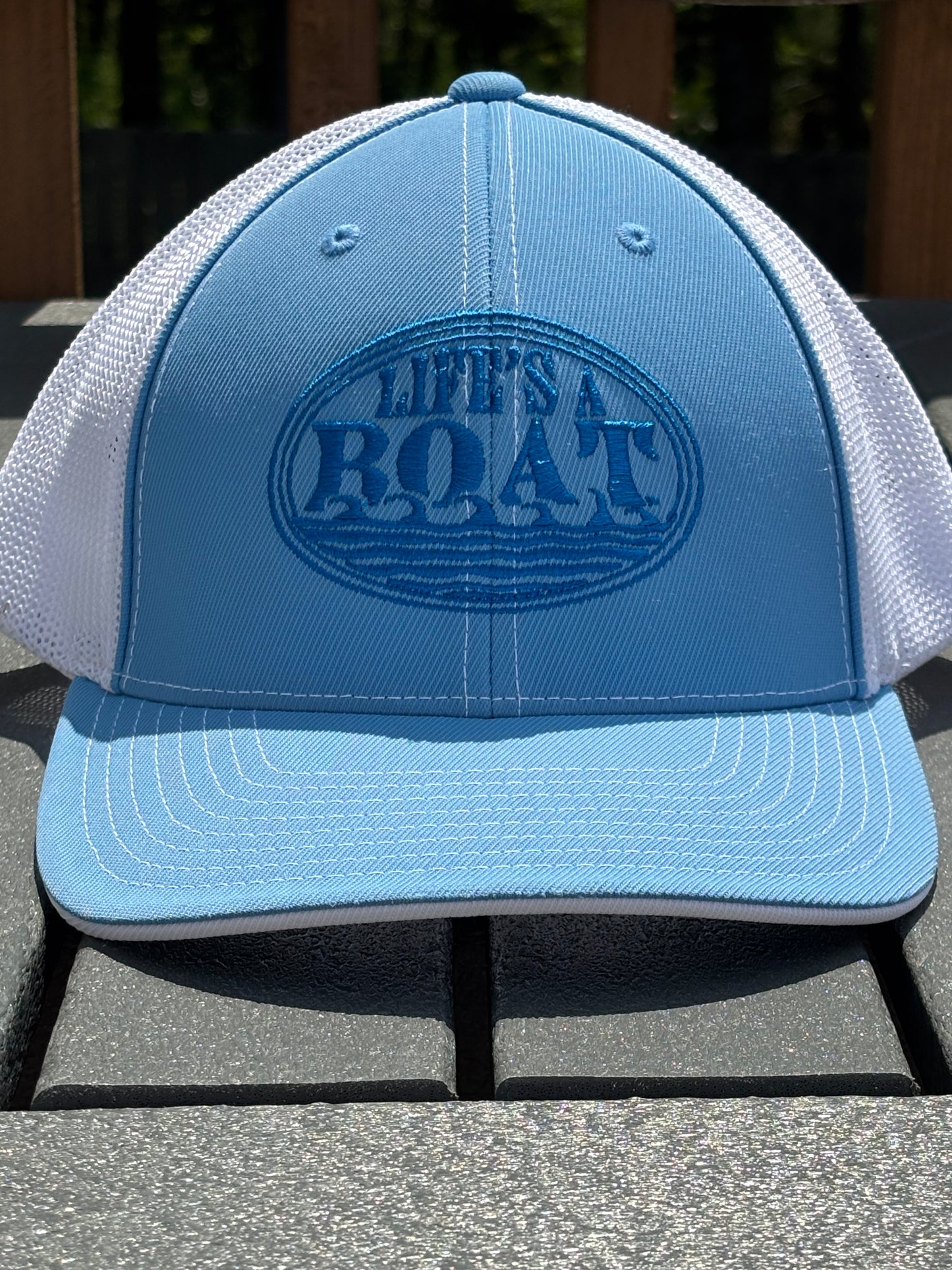 Waves: Life's A Boat Blue Hat