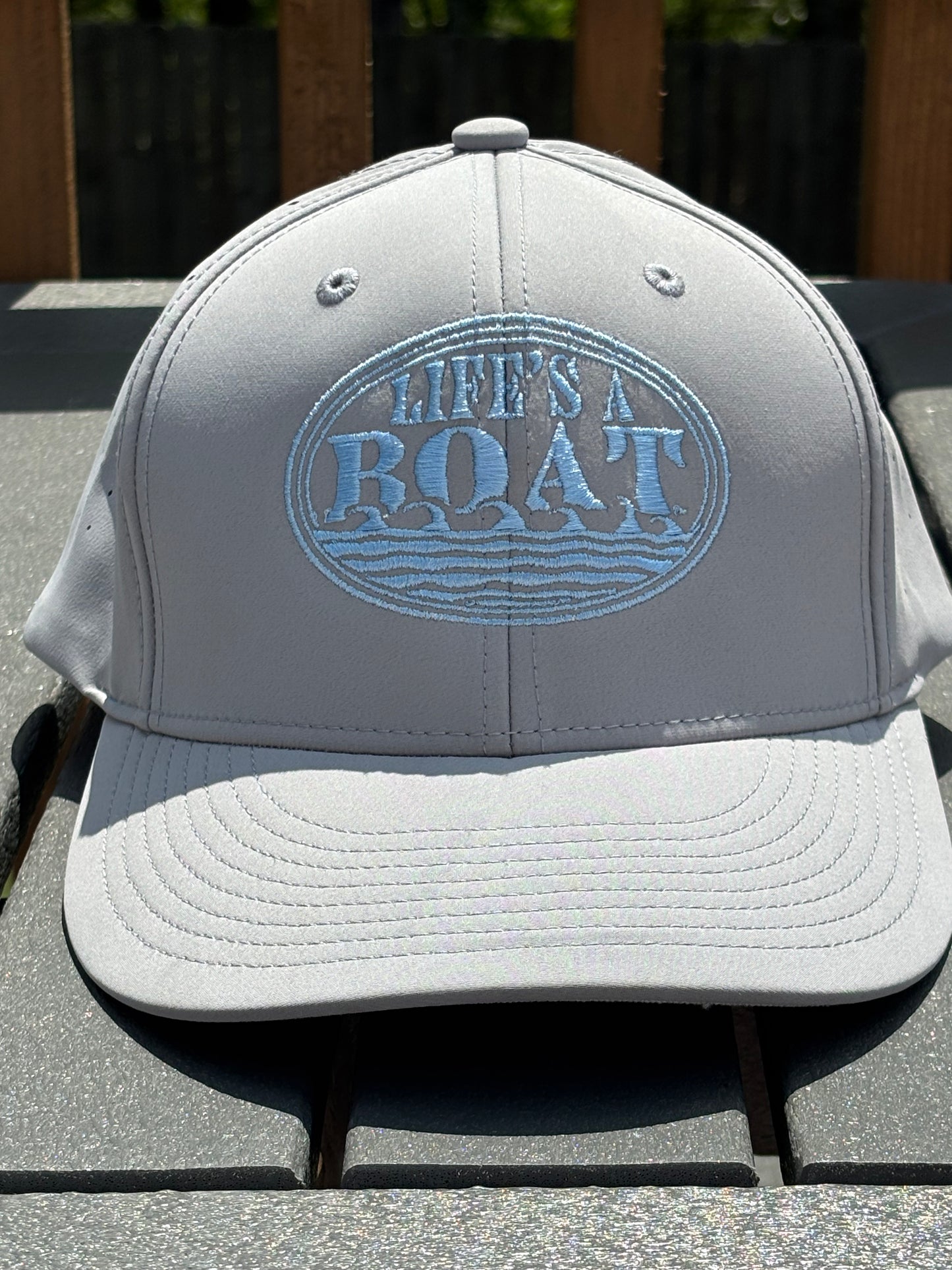 Waves: Life's A Boat Gray Hat