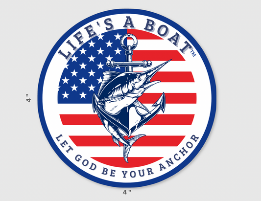 Let God Be Your Anchor Hi-Tack Vinyl Sticker